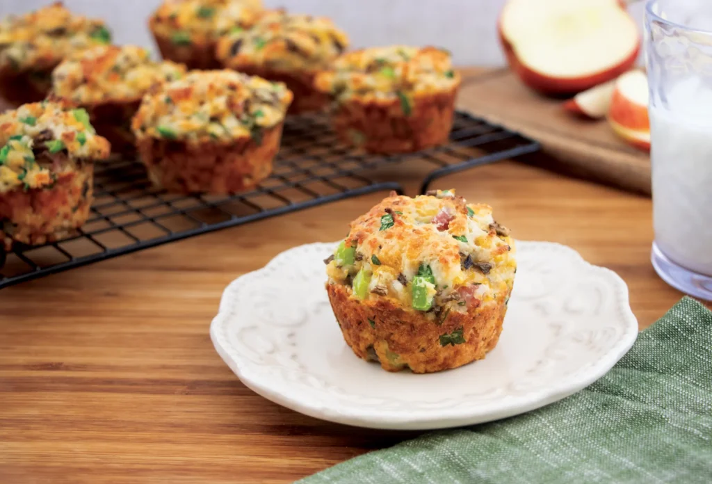 Cheesy Breakfast Muffins