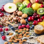 fruit, nut, and veggie spread
